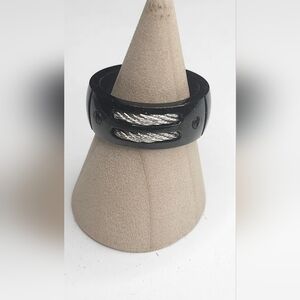 MENS Titanium Mens Cable Size 10 Band